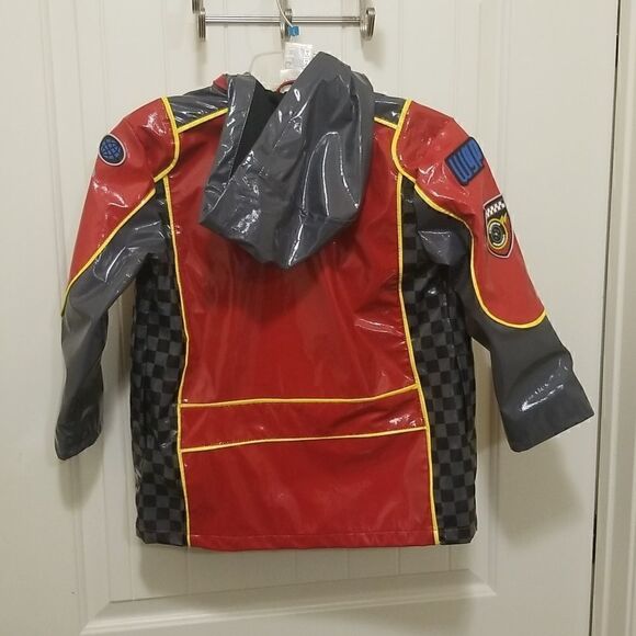 Disney Hooded Rain Jacket Boys sz Small 5 / 6 - Picture 3 of 5